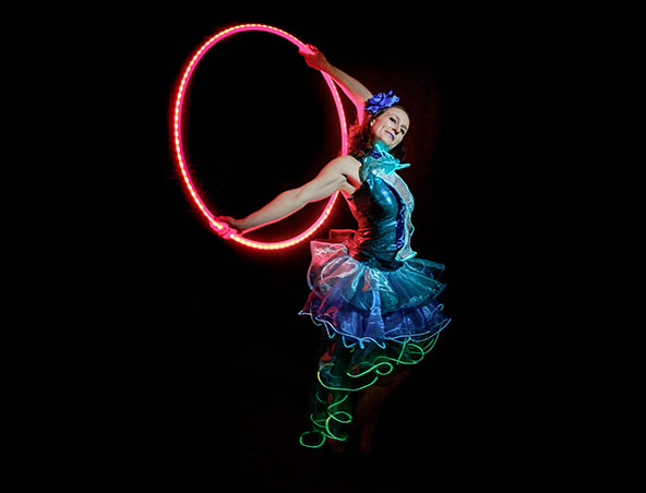 Glowing Hula Hoop